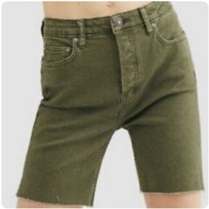 We the free olive green Avery bermuda shorts